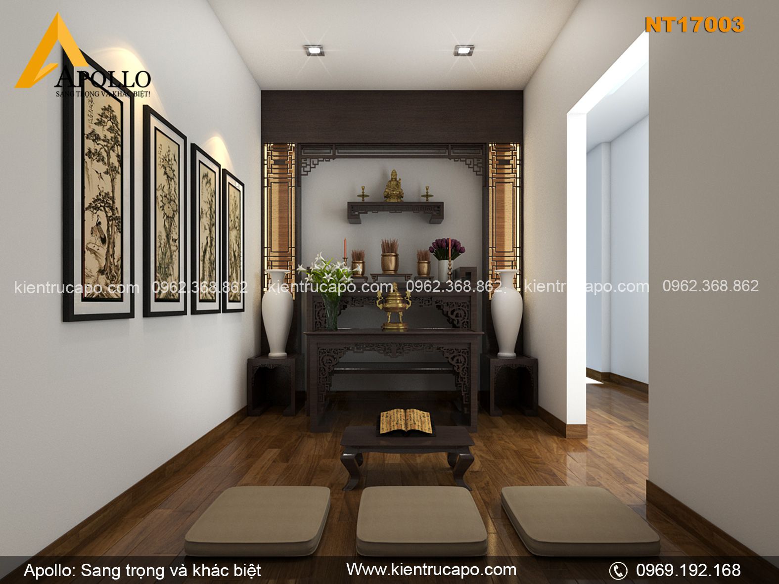 Mẫu nội thất hiện đại cho gia đình (NT17003)